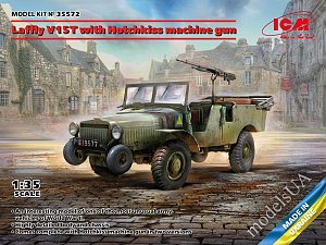 Laffly V15T with Hotchkiss machine gun 1:35 ICM 35572