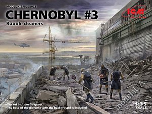 Chernobyl #3 Rubble Cleaners 1/35 ICM 35903