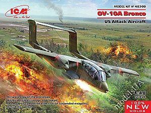 North American OV-10A Bronco US attack aircraft 1/48 ICM 48300