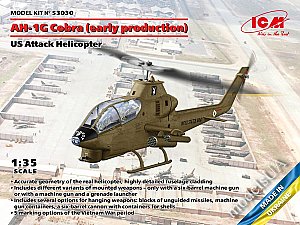 AH-1G Cobra (early production) US Attack Helicopter 1:35 ICM 53030