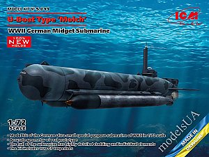U-Boat Type ‘Molch’  WWII German Midget Submarine 1:72 ICM S019