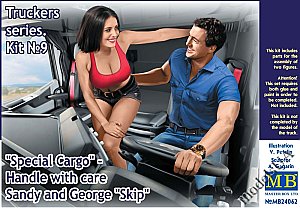 'Special Cargo' - Handle with care! Sandy and George 'Skip' 1:24 MasterBox 24062