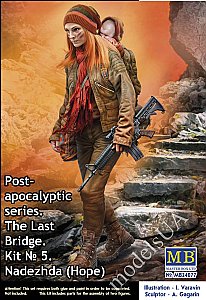 The Last Bridge. Kit No. 5. Nadezhda (Hope) Pоst-apocalyptic series 1:24 Master Box 24077