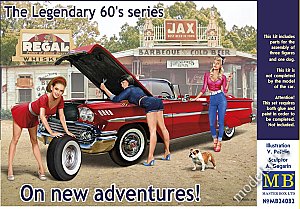 The Legendary 60's series. On new adventures! 1:24 Master Box 24082