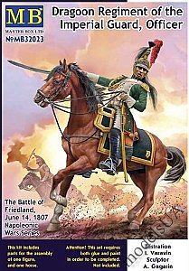 Dragoon Regiment of the Imperial Guard, The Battle of Friedland, June 14, 1807. Officer / Senior Sergeant 1/32 Master Box 32023