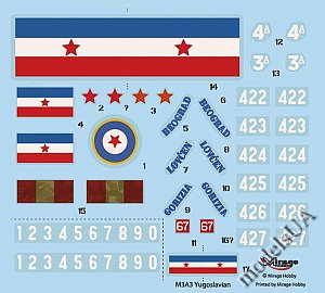 M3A3 Stuart  Light Tank Yugoslavian, Mirage 720001