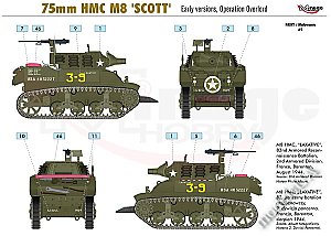 75mm HMC M8 "SCOTT" Early Versions 1:72 Mirage 720002