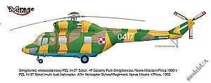 PZL W-3T SOKOL MULTI-TASK HELICOPTER TRANSPORT AND RESCUE VERSION 1/72 Mirage 725055