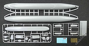 SSBN-611 John Marshall US balistic nuclear submarine 1:350 MikroMir 350-043