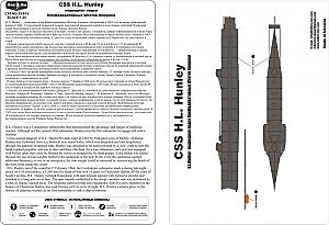 CSS  H. L. Hunley, Confederate Submarine 1/35 MikroMir 35-013