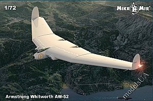 Armstrong Whitworth A.W. 52 British flying wing aircraft 1/72 Mikromir 72-016