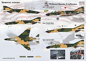 F-4 Phantom II in Vietnam war 1/144 Print Scale 14410