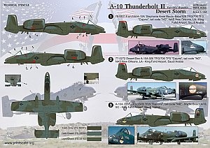 A-10 Thunderbolt II 1/144 Print Scale 14411