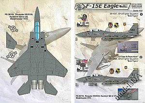 McDonnell Douglas F-15 Eagle 1/32 Print Scale 32021