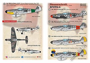 Messerschmitt Bf-109 G-6 Part 2 1/32 Print Scale 32035