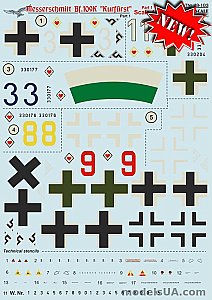 Messerschmitt Bf 109 Kurfurst Part 1 1:48 Print Scale 48103