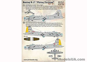 Boeing B-17 Flying Fortress Part 2 1:48 Print Scale 48116