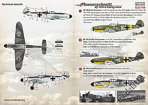 Messerschmidt Bf 109 G high altitude aces 1:48 Print Scale 48162