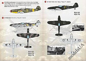 Messerschmidt Bf 109 G high altitude aces 1:48 Print Scale 48162