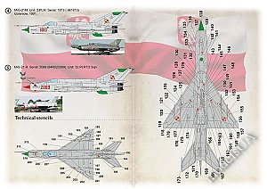 MiG-21 Polish Air Force  Part 1 1:48 Print Scale 48201
