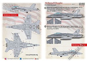 McDonnell Douglas Hornet F/A-18A (Part 1) 1/48 Print Scale 48259