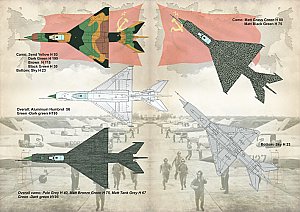 North Vietnamese MIGs of the Vietnam War 1/72 Print Scale 72116