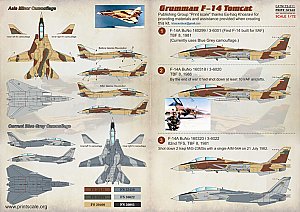 Print Scale Decals 1/72 Grumman F-14A Tomcat Pièce 3 #72390 