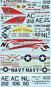 Phantom F-4 NAVY (part I) 1:72 Print Scale 72265