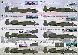 A-10 Thunderbolt ll Part 3 1:72 Print Scale 72347