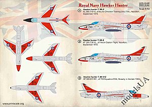 Royal Navy Hawker Hunter 1:72 Print Scale 72348