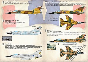 Quickboost 1/72 Dassault Mirage F.1 FOD Covers # 72608 