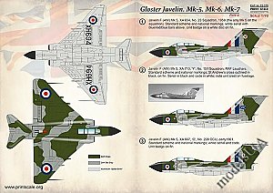 Details about   Print Scale 72-375 Gloster Javelin Mk-5 Mk-6 Mk-7 Part 4 1:72
