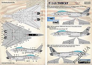Grumman F-14A Tomcat Part 3 1:72 Print Scale 72390