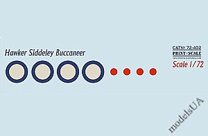 Hawker Siddeley Buccaneer Part 2 1:72 Print Scale 72402