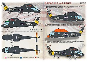 Kaman Sea Sprite H-2 1/72 PRINT SCALE PrS72488