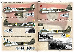 Junkers Ju 88 A The complete set 1/72 PRINT SCALE 72492