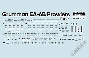 Grumman EA-6B Prowlers (part 4) 1:72 PrintScale 72512