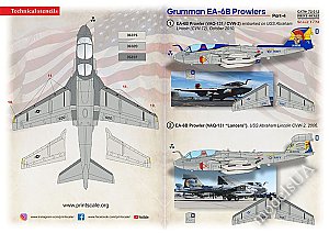 Grumman EA-6B Prowlers (part 4) 1:72 PrintScale 72512