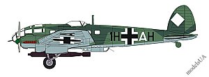 Heinkel He111 H-6 bomber WWII 1:144 Roden 341