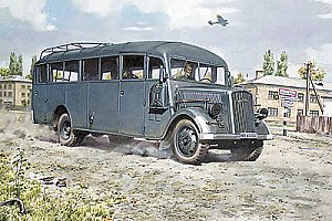 Opel Blitz 3.6-47 Omnibus model W39 Bus 1/72 Roden 720