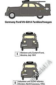 Ford V8-G81A Funkwagen WWII 1:35 Roden 818