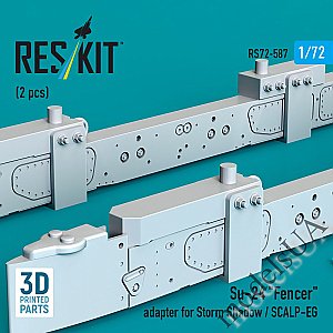 Su-24 "Fencer" adapter for Storm Shadow / SCALP-EG (2 pcs) (3D Printed) 1/72 ResKit RS72-0587