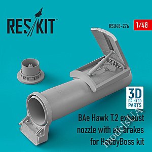 BAe Hawk T.2 exhaust nozzle with air brakes for HobbyBoss kit (3D printing) (1/48)  1/48 ResKit RSU48-0276
