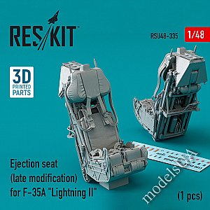 Ejection seat (late modification) for F-35A Lightning II (3D Printing) 1/48 ResKit RSU48-0335