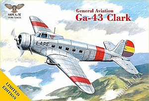 General Aviation GA-43 Clark (Spain) 1:72 SOVA Models 72035