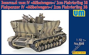 Flakpanzer IV Mobelwagen / 2cm Flakvierling 38 1/72 UM UM558