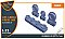 AMX Ghibli wheel set for Italeri kits 1/72 Clearpropmodels CPA72093