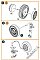 F-86A wheel set type 2 for CP kits 1/72 Clearpropmodels CPA72164
