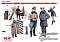 German Luftwaffe Pilots and Ground Personnel in Winter Uniform WWII 1:48 ICM 48086
